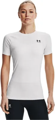 Produktbild von Under Armour Hg Authentics Comp Kurzarm-t-shirt Weiß M Damen Weiß M