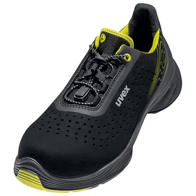 Image de chaussures basses uvex 1 G2 S1 noir, jaune largeur 10 T. 35