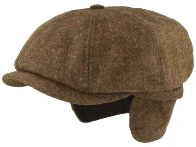 Immagine prodotto di Cappello a cloche in lana con paraorecchie, marca Hut-Breiter, verde, taglia 60