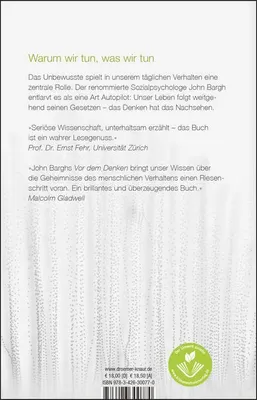 Produktbild von Vor dem Denken