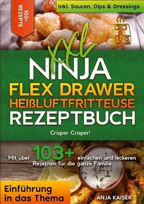 Immagine prodotto di XXL Ninja Flex Drawer Heißluftfritteuse Rezeptbuch