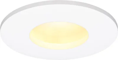 Produktbild von hoftronic LED Einbaustrahler 6W 570 Lumen 2700K IP44 Weiß rund dimmbar