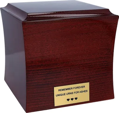 Obrázok produktu pre Drevená urna na popol, personalizovaná pohrebná urna na pohreb
