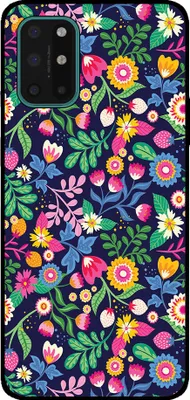 Immagine prodotto di Smartphonica Custodia per telefono adatta a OnePlus 8T con stampa floreale - TPU cover posteriore design floreale