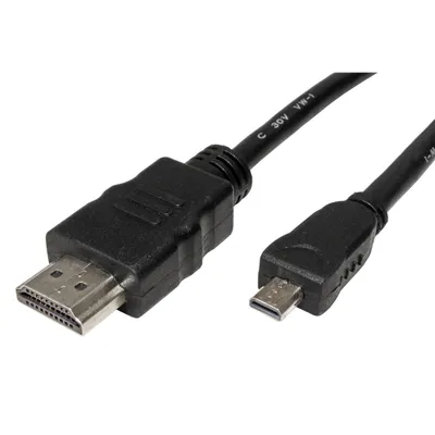 Obrázek produktu pro ROLINE-GREEN High Speed HDMI kabel s Ethernetem, HDMI M - microHDMI M, černý, 2m (11.44.5581)