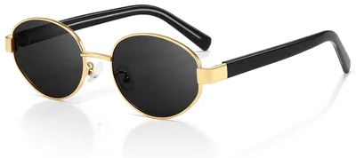 Produktbild von Ovalenförmige Vintage-Sonnenbrille für Damen und Herren, polarisiert