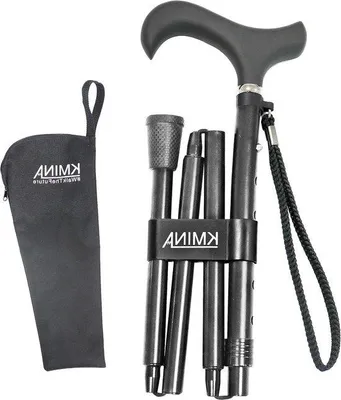 Produktbild von Einstellbarer Aluminium Stock Schwarz für Senioren