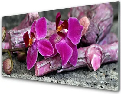 Imagen del producto de Impresiones en acrílico, tamaño 100x50 cm, para colgar en la pared. Motivos: madera, flores, plantas