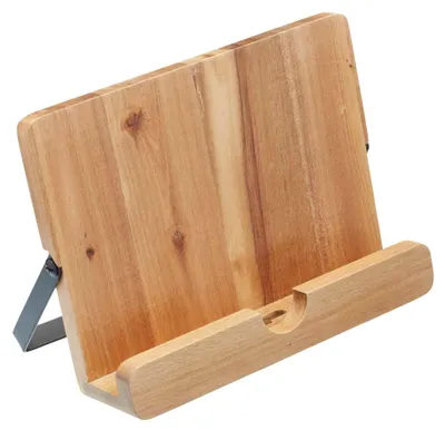 Zdjęcie produktu dla Stojak na książkę kucharską / tablet z drewna akacjowego Natural Elements