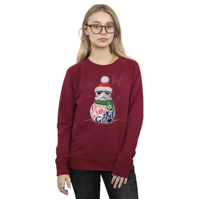 Produktbild von Star Wars - "Up To Snow Good" Sweatshirt für Damen BI37426 (M) (Schwarz)