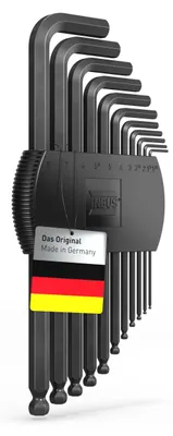 Winkelschlüssel-Set 11-teilig, 1,27–8 mm, Kugelkopf