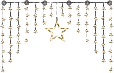 Produktbild von HI Lichtervorhang Sterne Fairy 90 LEDs