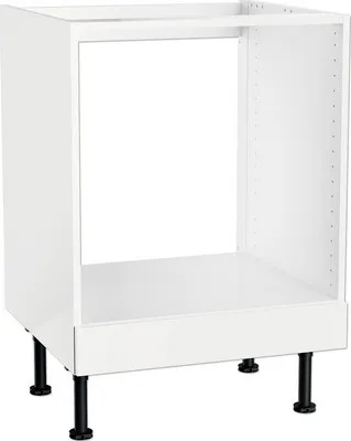 Produktbild von Optifit Herdumbauschrank Arvid986 BxTxH 60 x 58,4 x 87 cm weiß glänzend zerlegt KFAV U634-8+