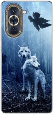 Produktbild von König Design Hülle kompatibel mit Huawei nova 10 Kunststoff Soft Handyhülle - Handy Case Wölfe