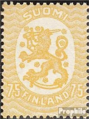 Produktbild von Briefmarken Finnland 1917 Mi 85A postfrisch Freimarken: Wappen