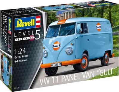 Produktbild von Revell 07726 VW T1 panel van Automodell Bausatz 1:24 (07726)