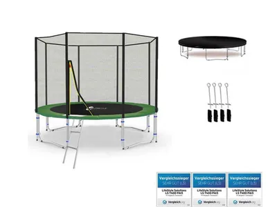 Obrázek produktu pro LS-T305-PA10 (G) LifeStyle ProAktiv zahradní trampolína 305 cm - 10 stop - testováno