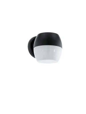 Produktbild von EGLO ONCALA, Wandbeleuchtung für den Außenbereich, Schwarz, Glas, IP44, I, Weiß