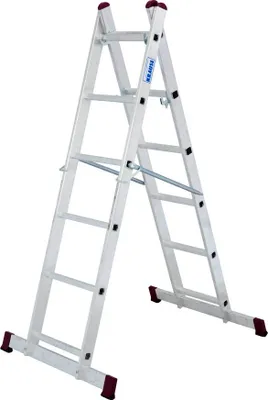 Produktbild von KRAUSE Vielzweckleiter CORDA alu 2x 6 Sprossen, H: 168,0 cm