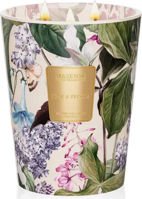 Obrázok produktu pre Vonná sviečka s 3 knôtmi Pear Fressia 990g - 150 hodín horenia - darček pre ženy