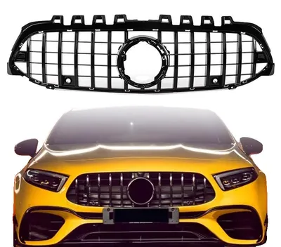 Produktbild von Frontgrill, Rennstil, Einfache Installation, schwarz