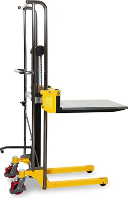 Produktbild von Fahrbarer Hubtisch mit Gabeln und Plattform 400 kg, 1,5 m Hubhöhe, 650 mm Gabeln