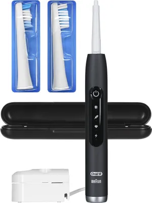Produktbild von BRAUN S411.526.3X schwarz Pulsonic Slim Luxe 4500 Matte Black Zahnbürste (SLIM 4500 N BLACK)