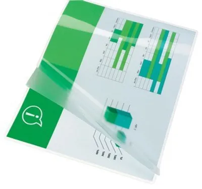 Produktbild von GBC Laminiertaschen f. Dokumente A2 2x125 Micron glänzend (100), Glänzend, Transparent, A2, 50 Stück(e), 459 mm, 625 mm