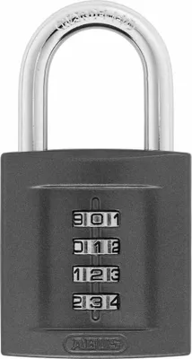 Produktbild von ABUS 118-86 Kombi Hängeschloss 158/50 B/SB, schwarz