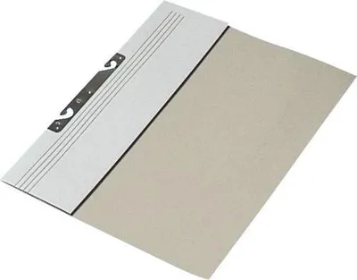 Produktbild von Hängemappe aus robustem Karton, weiß, im Format 1/2, praktisches 10er-Set