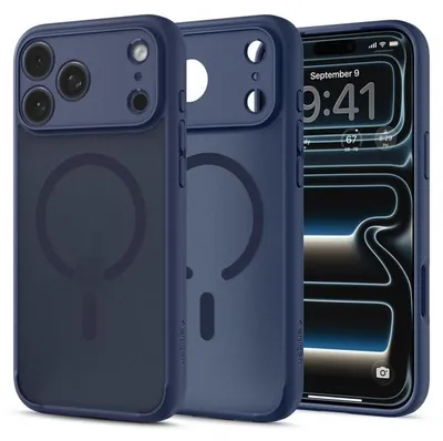 Obrázek produktu pro Spigen Ultra Hybrid (MagFit), Obal, Apple, iPhone 18 Pro / 17 Pro, 16 cm (6.3"), Tmavě modrá