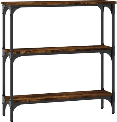 Obrázok produktu pre Konzolový stolík dymový dub 75x22,5x75 cm kompozitné drevo