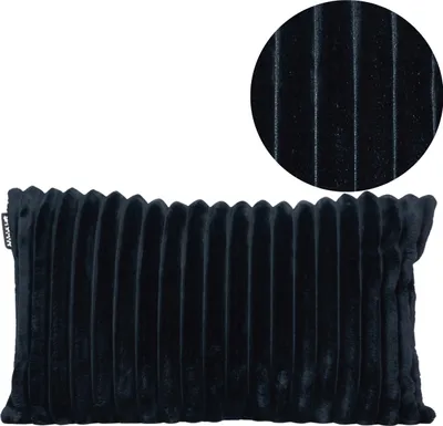 Zdjęcie produktu dla Geronimo | Poduszka dekoracyjna - Czarna - 50x30 cm - Dwustronna - Można prać w pralce - Zdejmowane poszewka - Antyalergiczna - SOFTLY