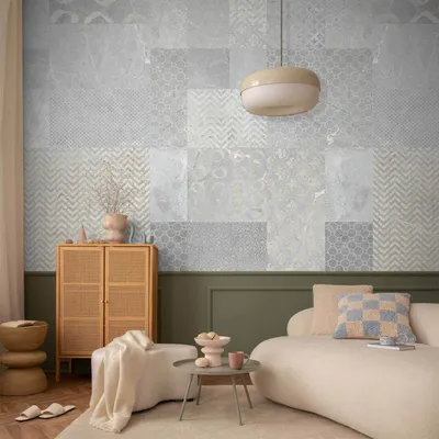 Produktbild von Selbstklebende Folie Fototapete - Tiles 245x175 cm Muster f-B-0158-a-a