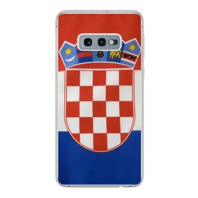 Produktbild von MuchoWow® Handyhülle Schutzhülle Hülle für Samsung Galaxy S10e Foto der kroatischen Flagge Silikon Softcase Handy Hülle - Handy