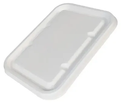 Zuckerrohrdeckel für Behälter 500-1000 ml, 125 St., weiß