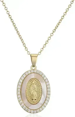 Immagine prodotto di Collana Medaglione Madonna in Oro - Eleganza Spirituale KP29902