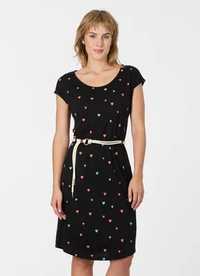Produktbild von Ragwear Kurzes Kleid Damen LILITHE PRINT schwarz M