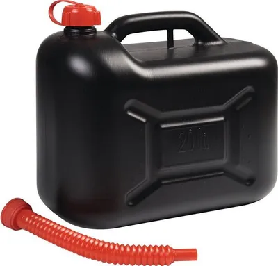 Produktbild von Transportkraftstoffkanister Inhalt 20 l schwarz HD-PE L405xB210xH350mm NOW