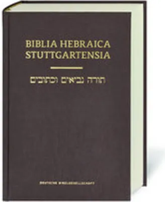 Produktbild von Biblia Hebraica Stuttgartensia. Gesamtausgabe in einem Band