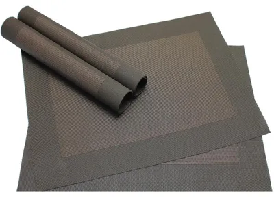 Immagine prodotto di Tovaglietta Tovaglietta marrone marrone scuro Set di 4 in plastica 45x33 cm