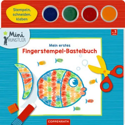 Produktbild von Mein erstes Fingerstempel-Bastelbuch (Mini-Künstler)