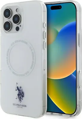 Produktbild von Fall Us Polo Iml Ring Magsafe Na Iphone 16 Pro - Białe