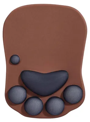 Produktbild von Ergonomische Mausmatte mit Handballenauflage - XXL Mausmatte - Gaming Mausmatte - Schwarze Mausmatte - Mausmatte 270x200mm - Silikonunterseite - Computer Mausmatte