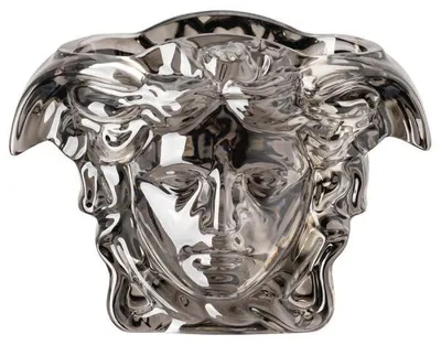 Produktbild von Versace by Rosenthal Vase Medusa Grande Schwarzes Glas (19cm)
