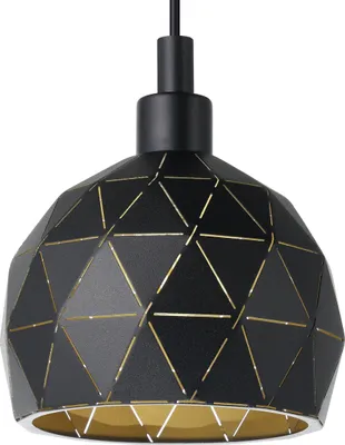 Produktbild von EGLO Roccaforte, Schwarz, Gold, Schwarz, Gold, Stahl, Rund, Drinnen, IP20