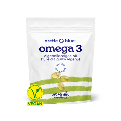 Produktbild von Arctic Blue Omega-3 Algenöl DHA - 60 Kapseln