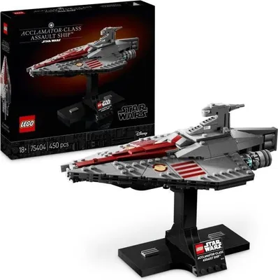 Produktbild von LEGO Star Wars Acclamator Assault Transport, Modell für Erwachsene, 450 Teile