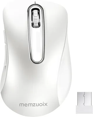 Obrázok produktu pre bezdrôtová 2,4G, 1400 DPI, mobilná optická bezdrôtová myš s USB prijímačom, prenosná počítačová myš Bezdrôtová myš pre notebook, PC, stolný počítač, MacBook, 5 tlačidiel