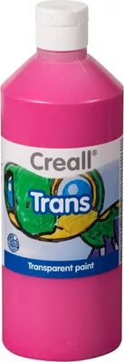 Produktbild von CREALL - Fensterfarbe Creme Trans Pink 500ml | 1 Flasche